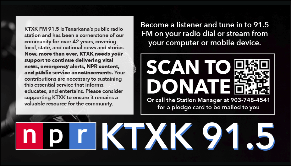 Donate to KTXK via PayPal